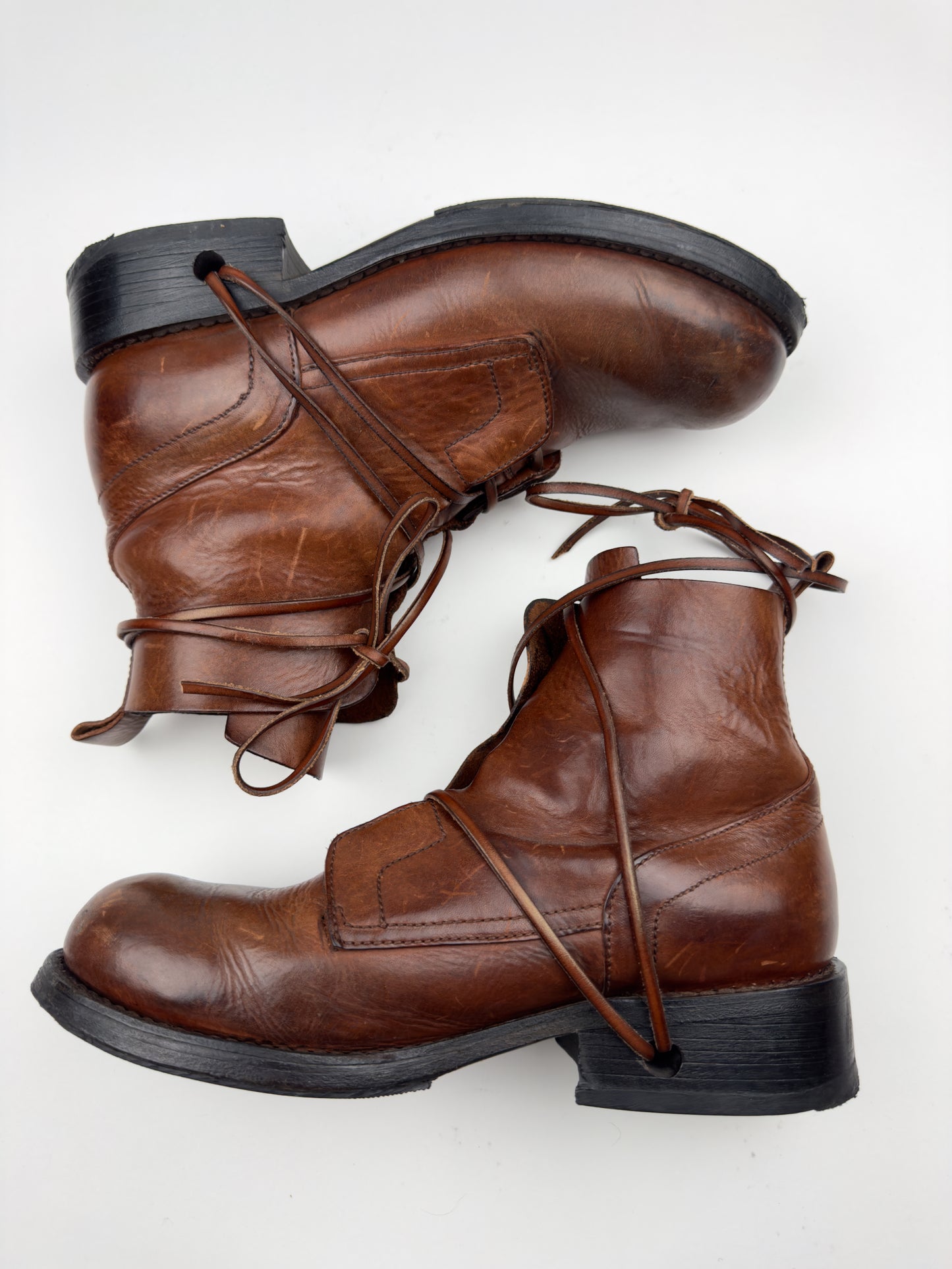 Dirk Bikkembergs Cross-Lace Boots