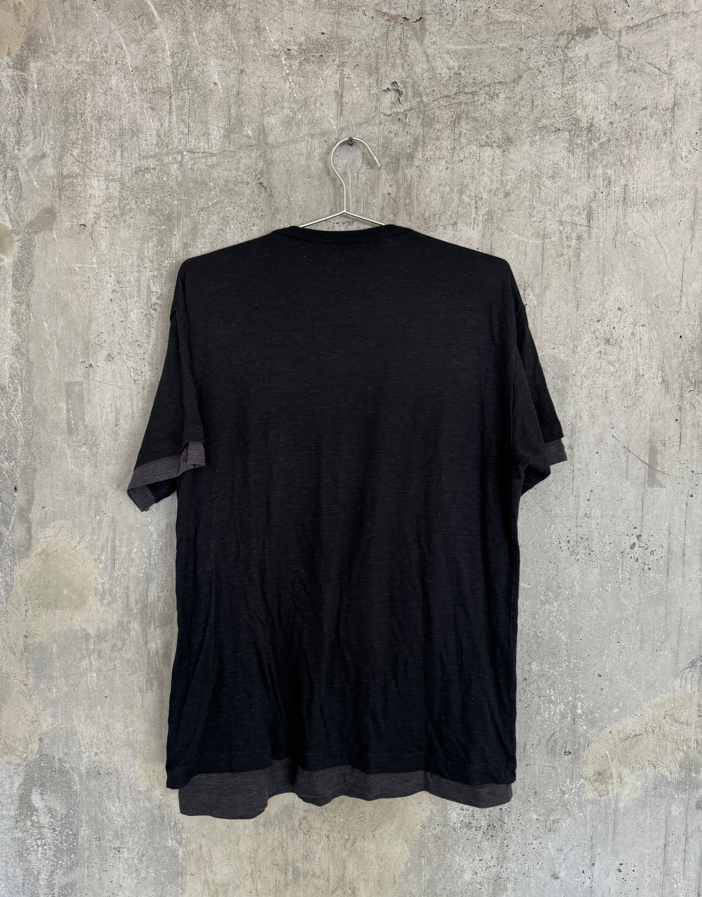 Yohji Yamamoto Pour Homme Double Layer Short Sleeve Knit