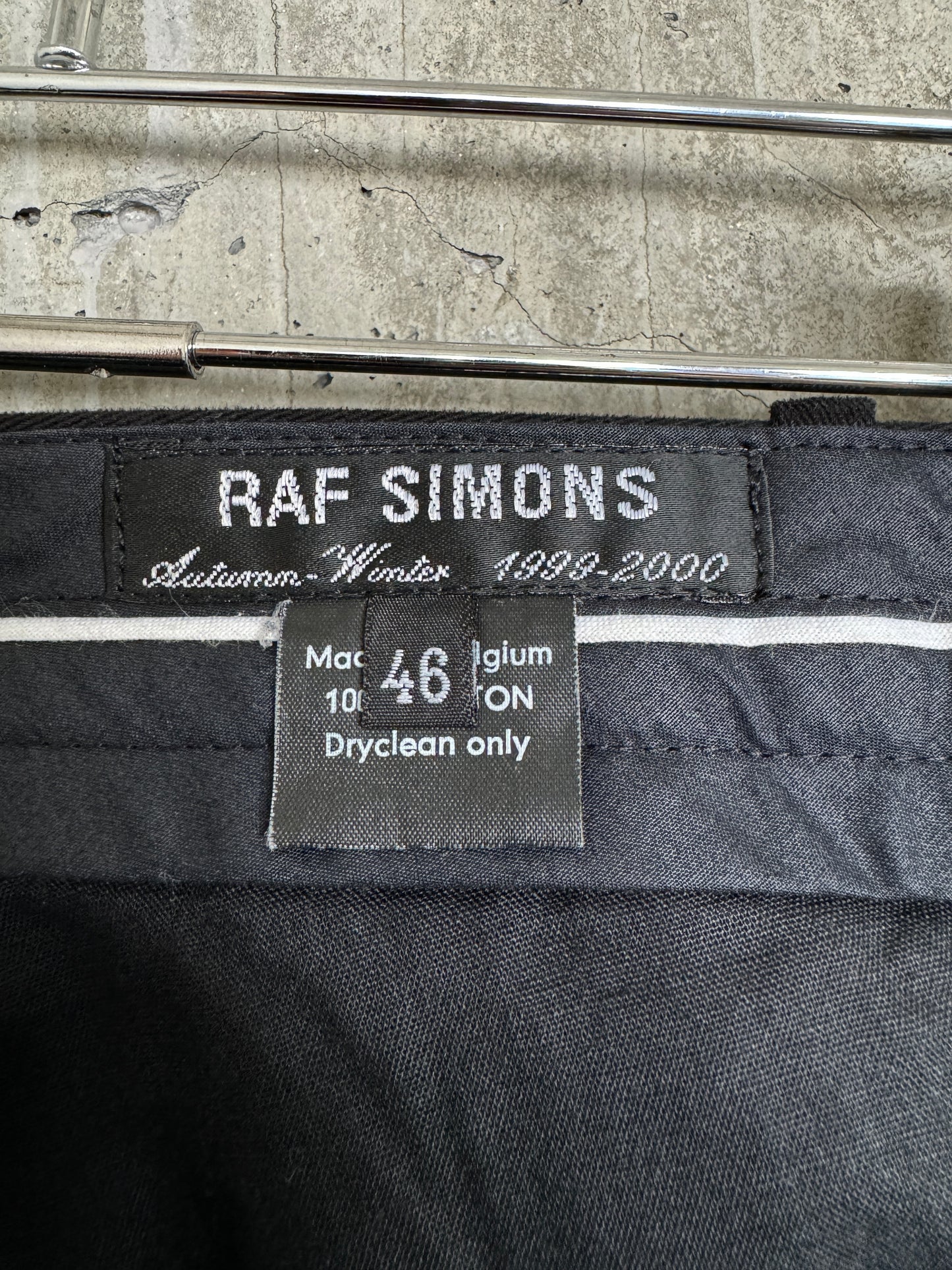 Raf Simons A/W 1999-2000 'Disorder-Incubation-Isolation' Trousers