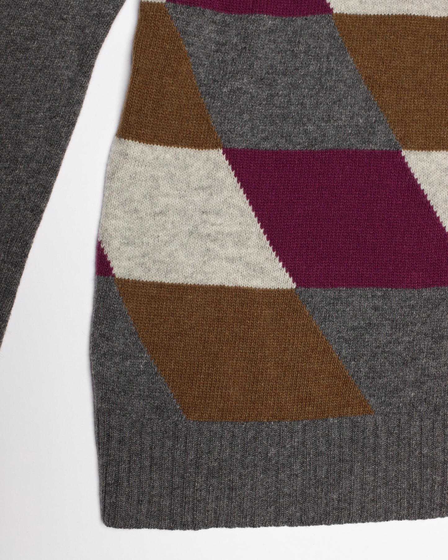 Raf Simons Spring-Summer 2000 Argyle Sweater