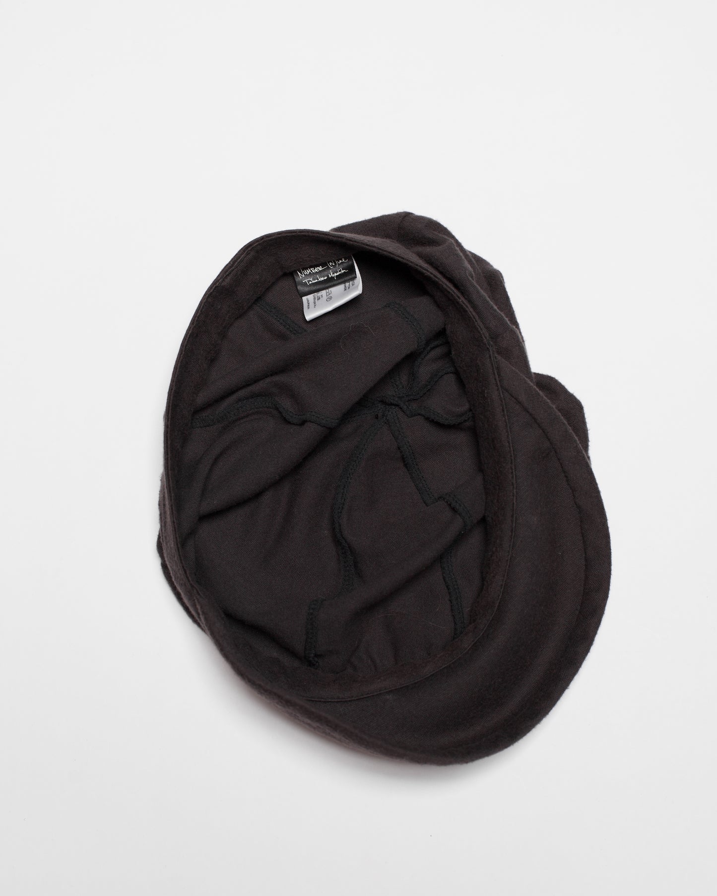 Number (N)ine Cashmere Newsboy Cap