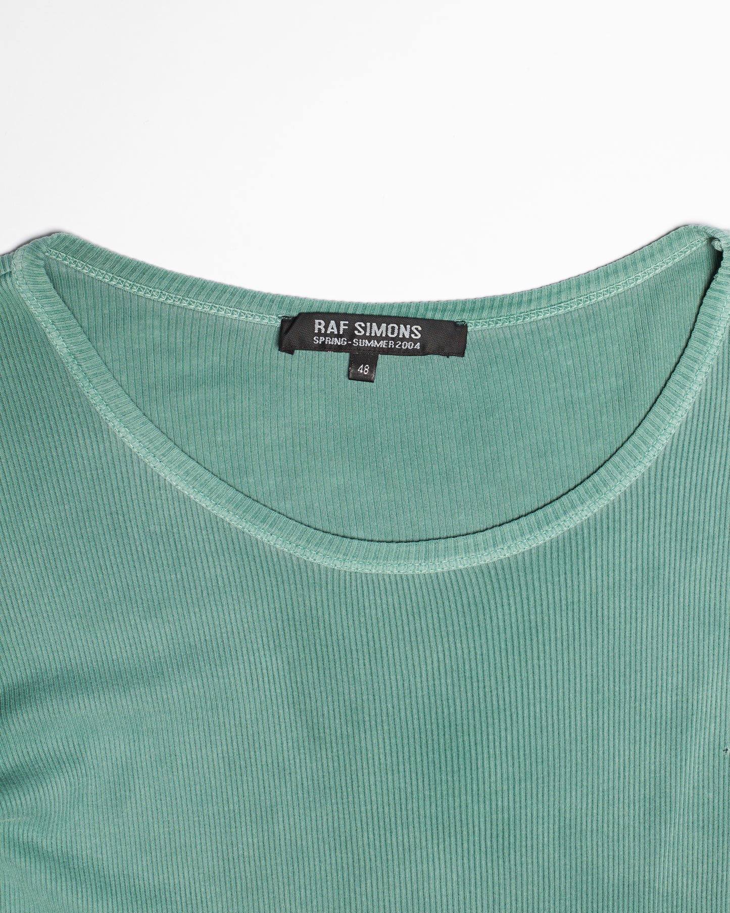 Raf Simons Spring-Summer 2004 Ribbed Top