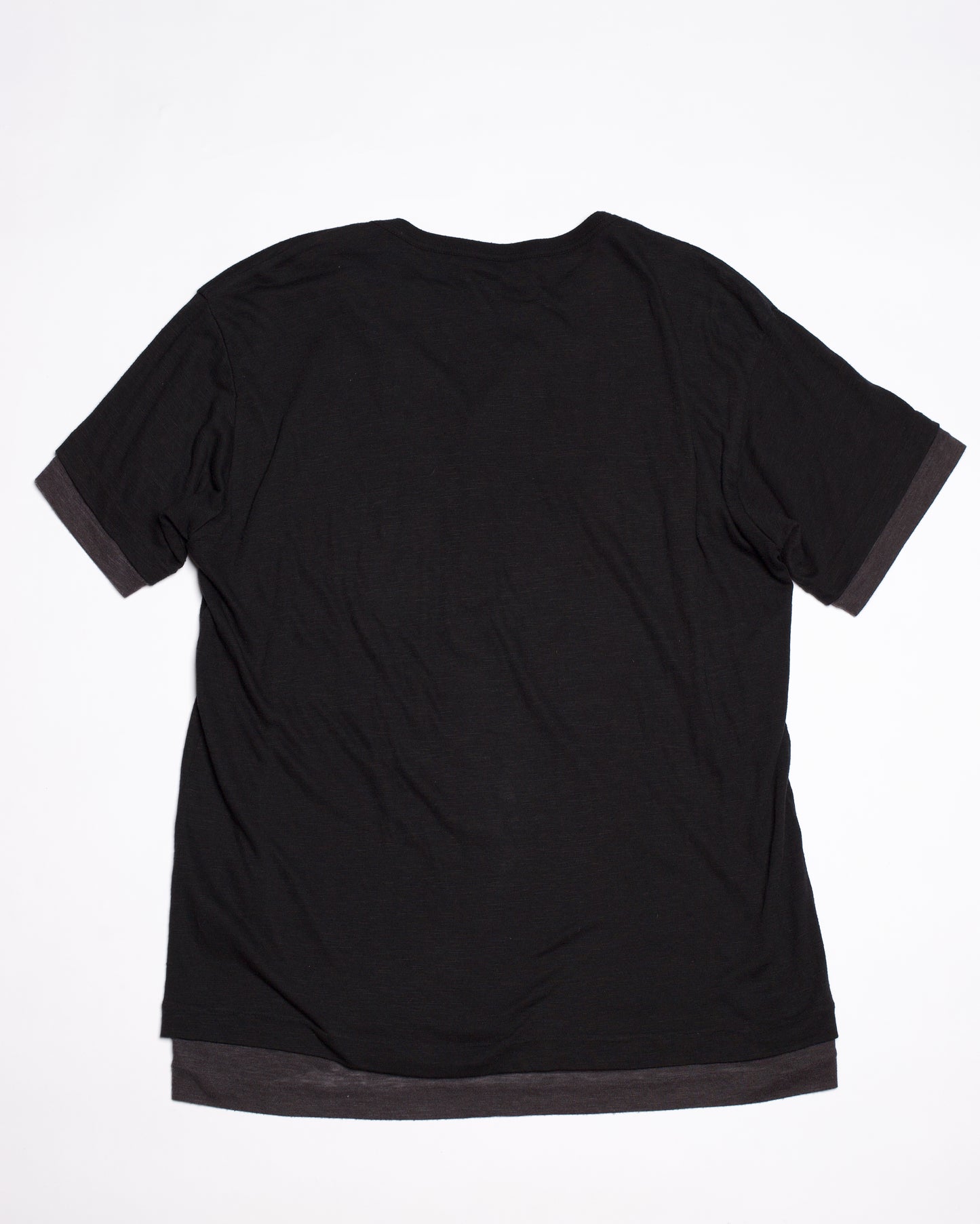 Yohji Yamamoto Pour Homme Double Layer Short Sleeve Knit