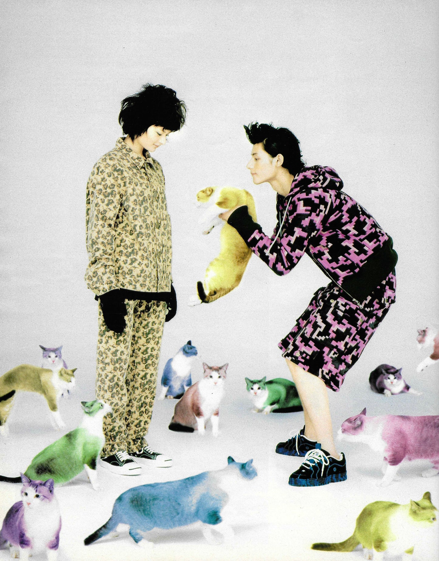 beauty:beast 3/4 Length Digi Camo Shorts