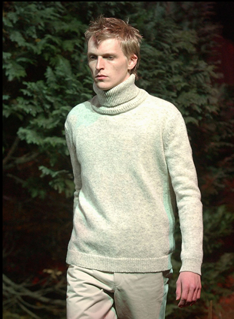 Raf Simons A/W 02-03 Virginia Creeper Wool Turtleneck